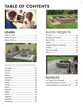 Page 2 of Menards - Outdoor Living Block Projects & Bundles Catalog