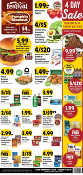 Page 1 of Festival Foods Ad