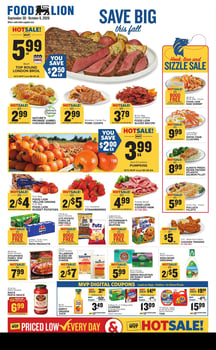 Page 1 of Food Lion Weekly Ad