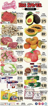 Page 1 of Big Saver Foods Weekly Ad