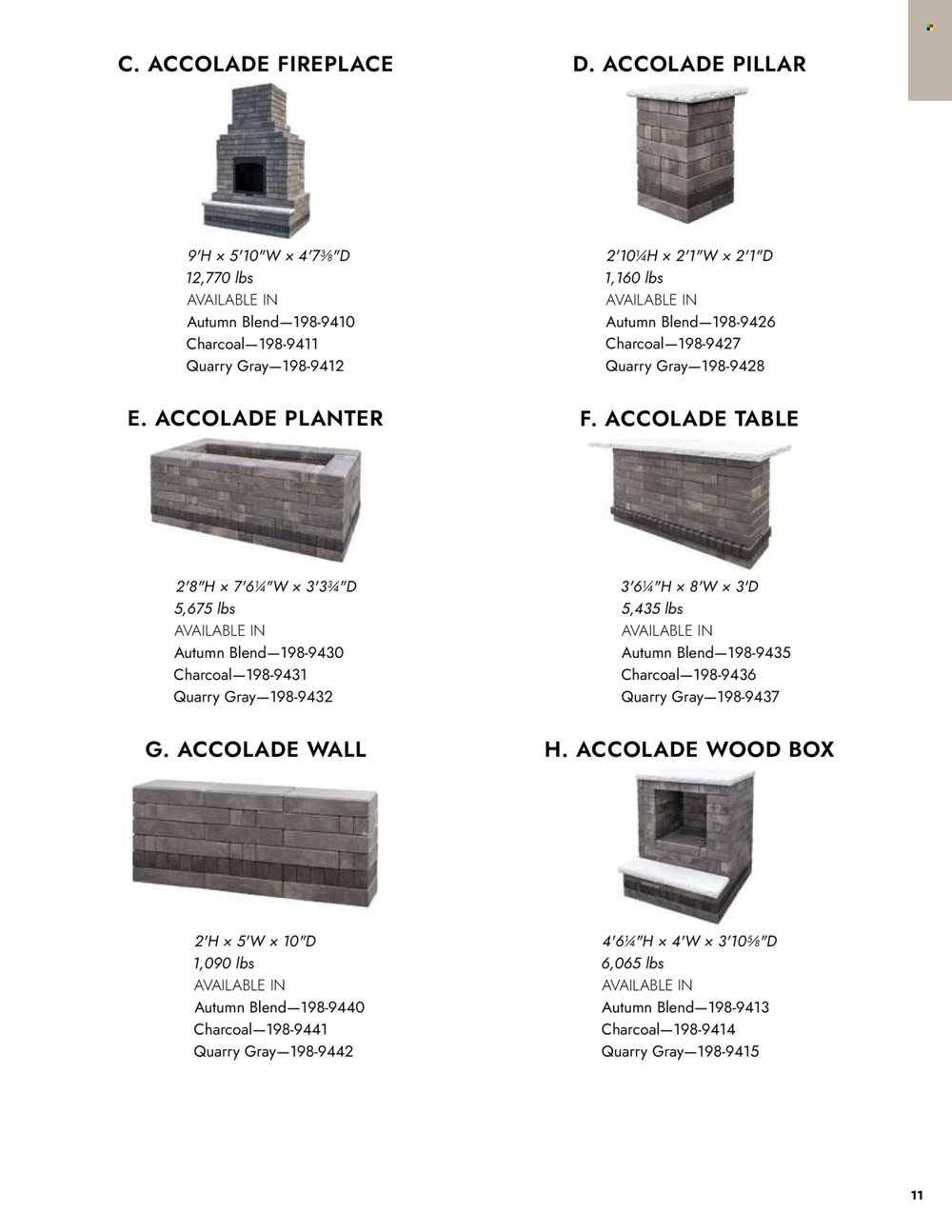Menards - Outdoor Living Block Projects & Bundles Catalog - Page 11