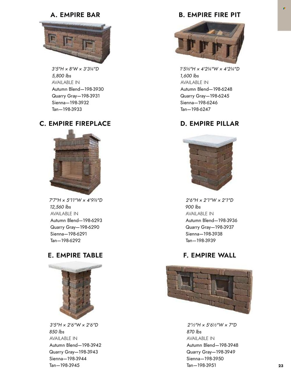 Menards - Outdoor Living Block Projects & Bundles Catalog - Page 23