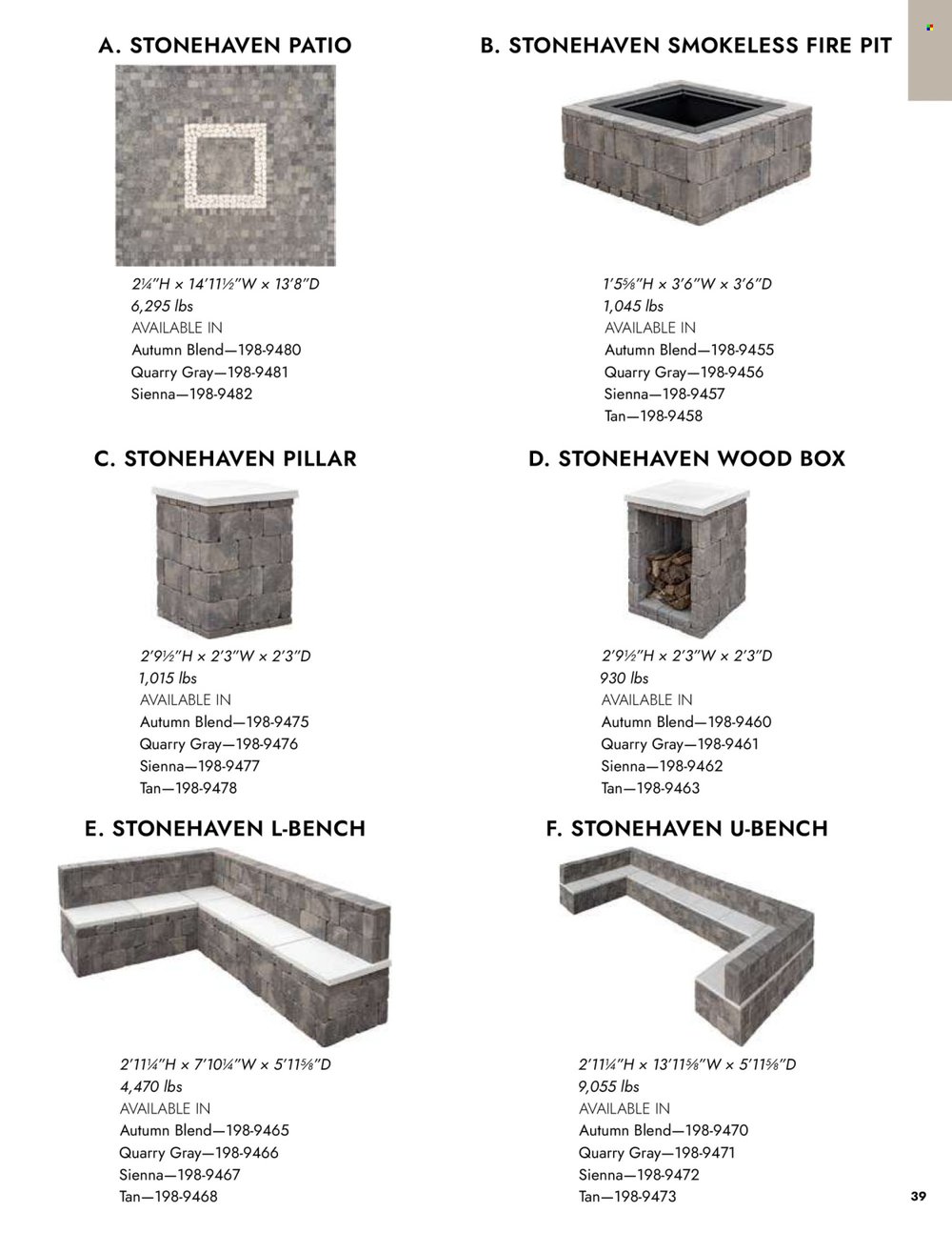 Menards - Outdoor Living Block Projects & Bundles Catalog - Page 39