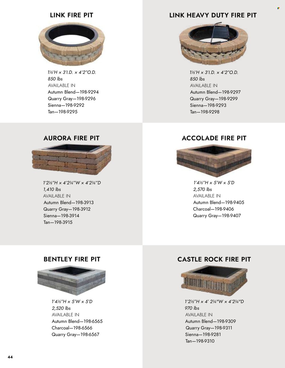 Menards - Outdoor Living Block Projects & Bundles Catalog - Page 44