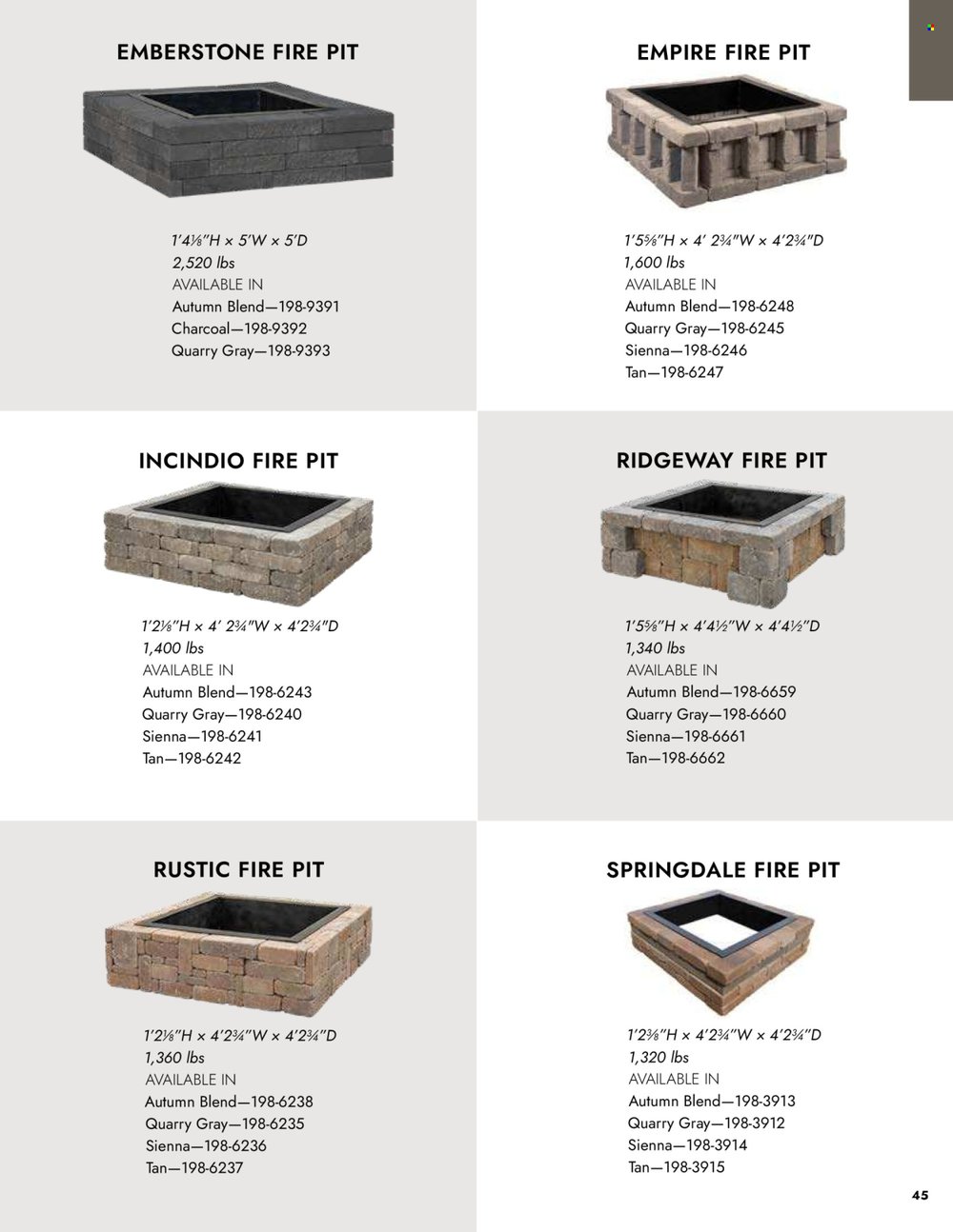 Menards - Outdoor Living Block Projects & Bundles Catalog - Page 45