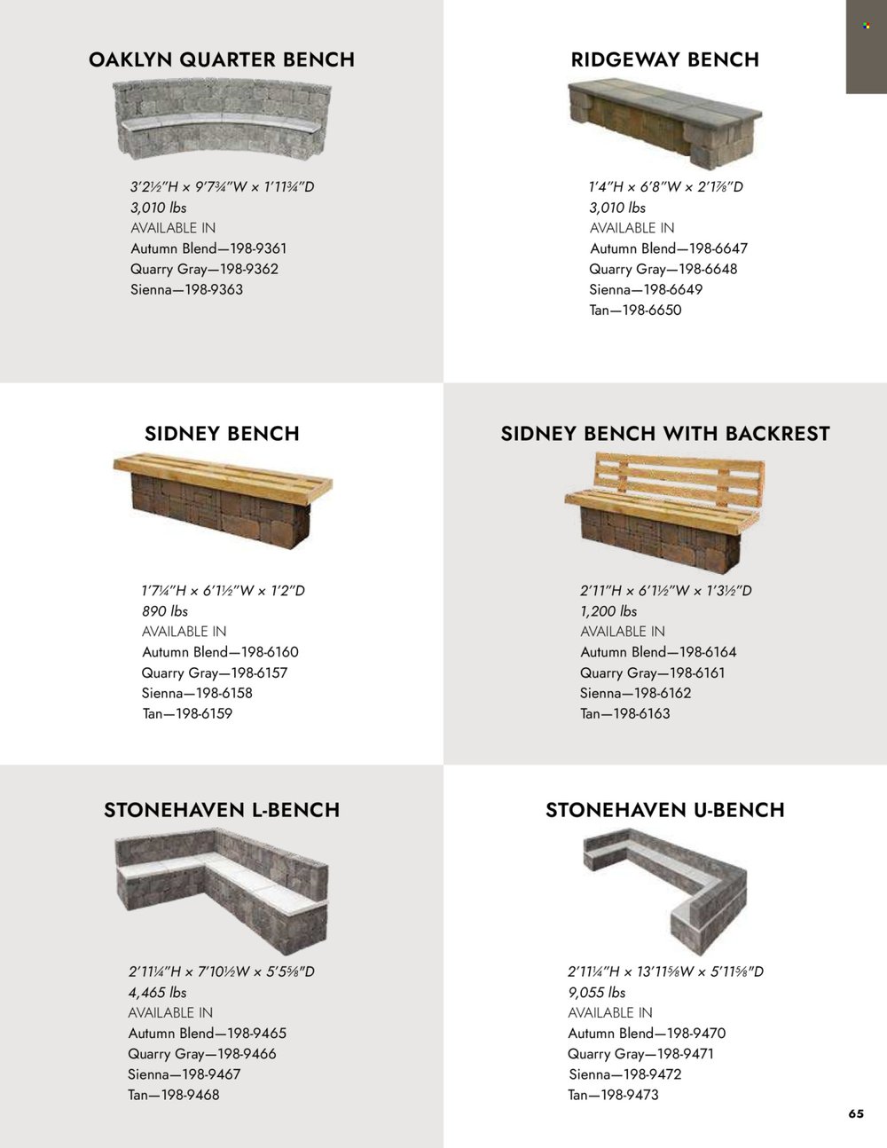Menards - Outdoor Living Block Projects & Bundles Catalog - Page 65