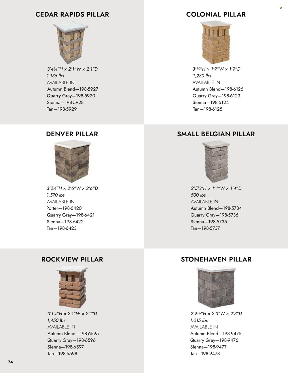 Menards - Outdoor Living Block Projects & Bundles Catalog - Page 74