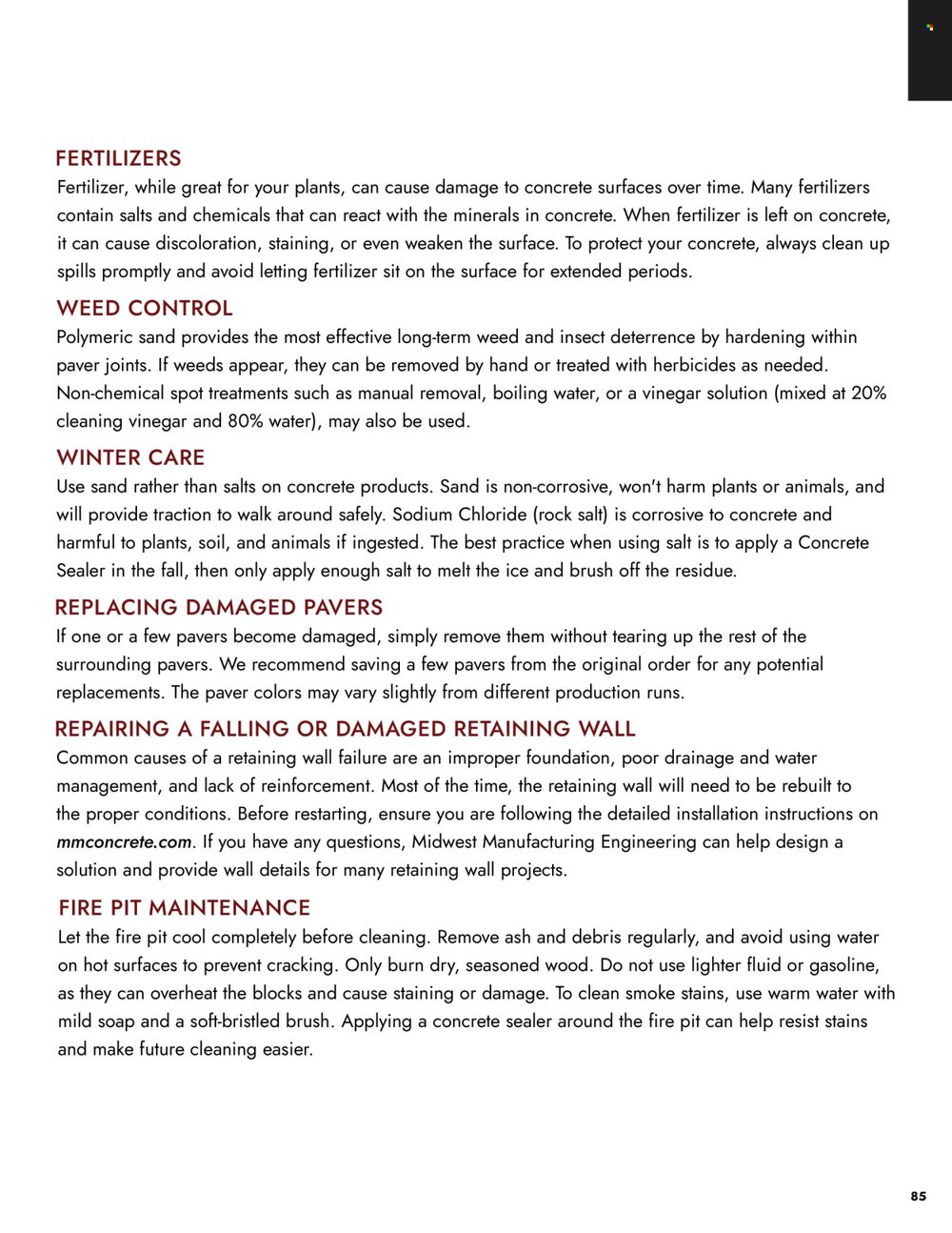 Menards - Outdoor Living Block Projects & Bundles Catalog - Page 85