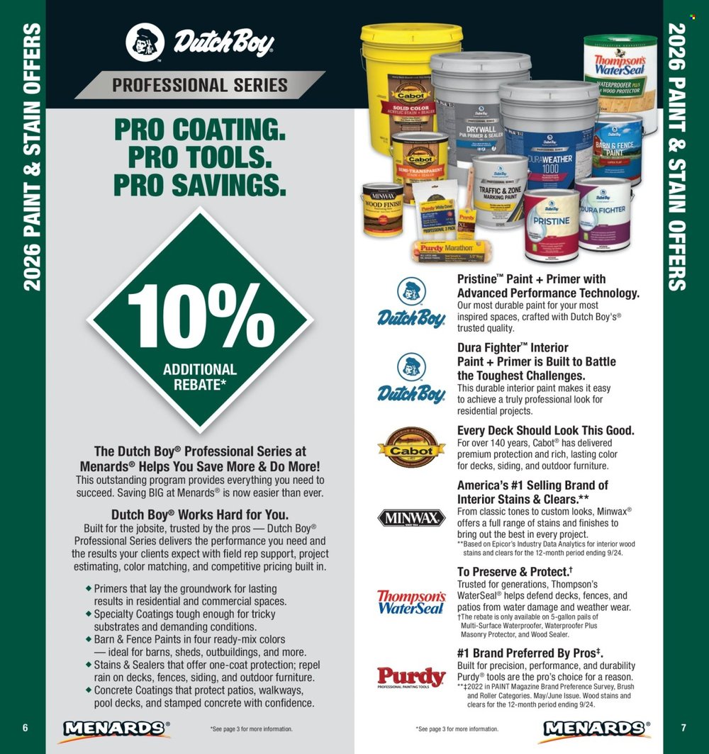 Menards Contractor Card 2026 Rebate Program - Page 4