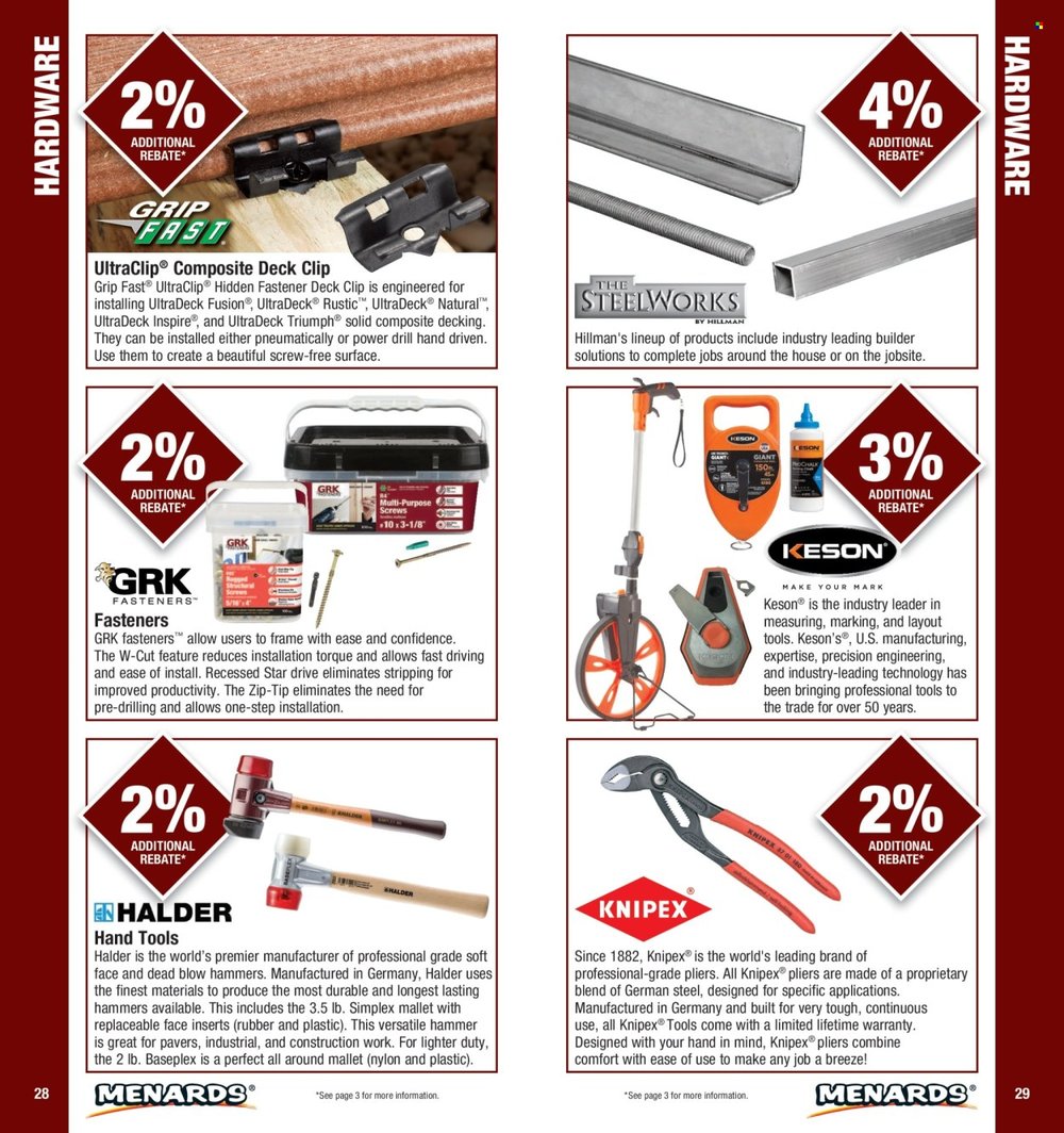 Menards Contractor Card 2026 Rebate Program - Page 15