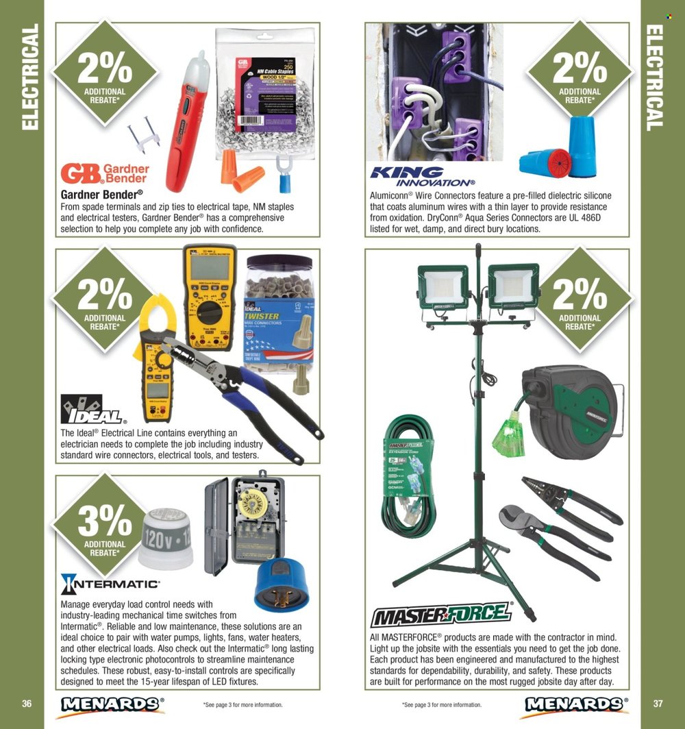 Menards Contractor Card 2026 Rebate Program - Page 19