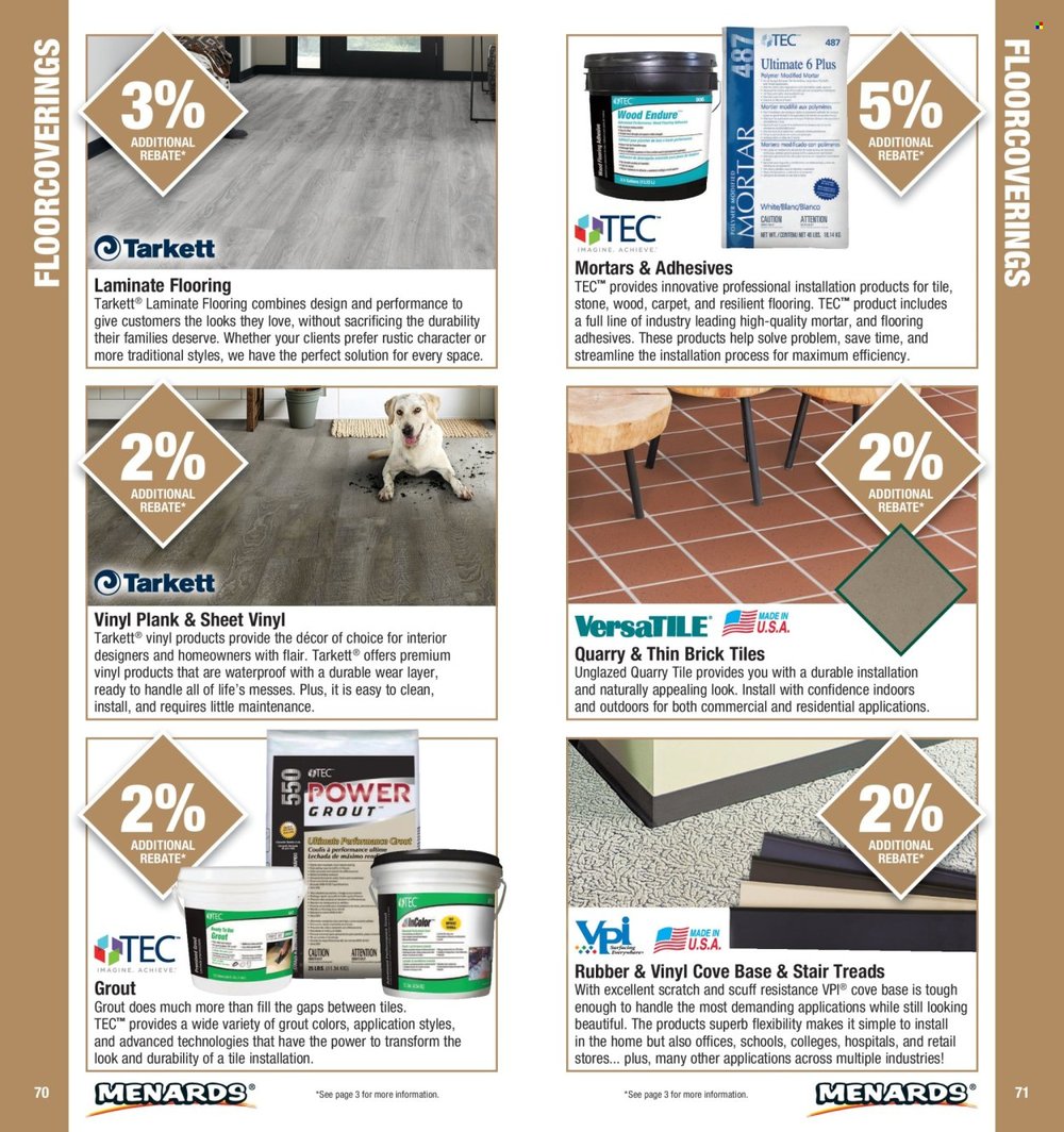 Menards Contractor Card 2026 Rebate Program - Page 36