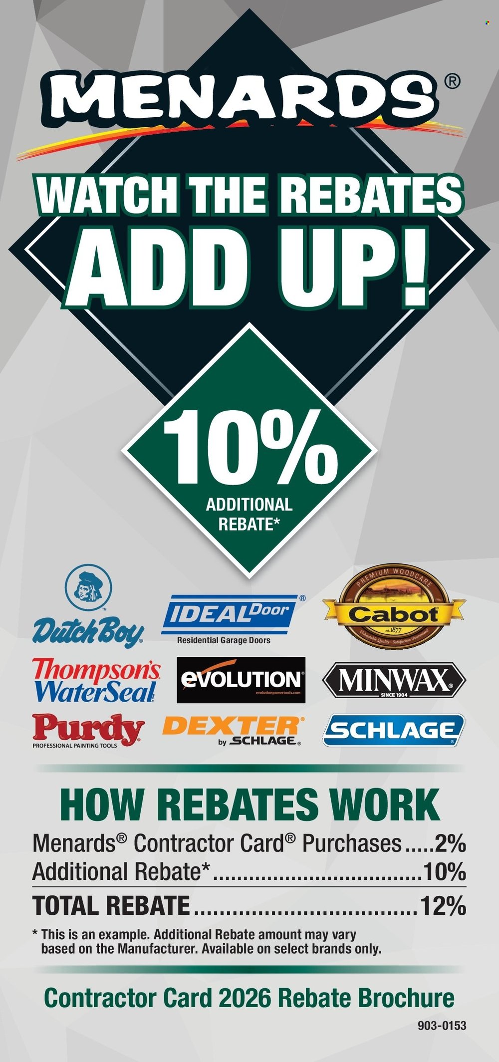 Menards Contractor Card 2026 Rebate Program - Page 37