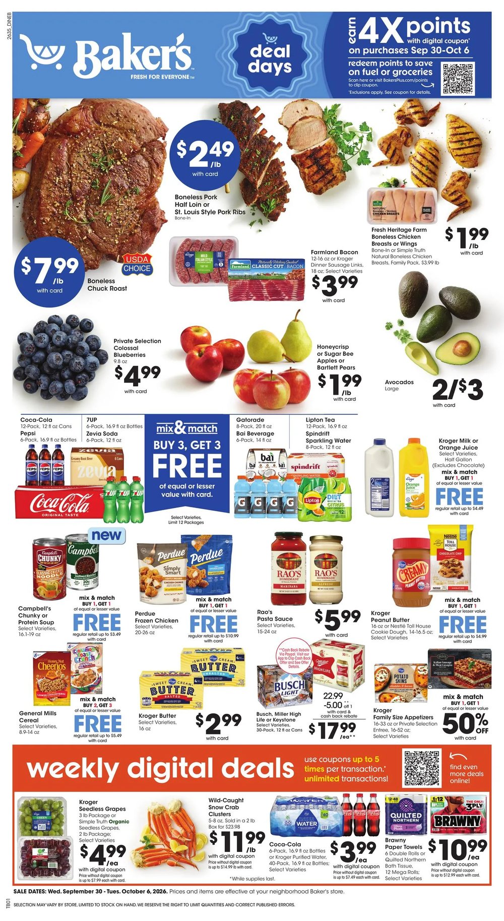 Baker's Weekly Ad - Page 1