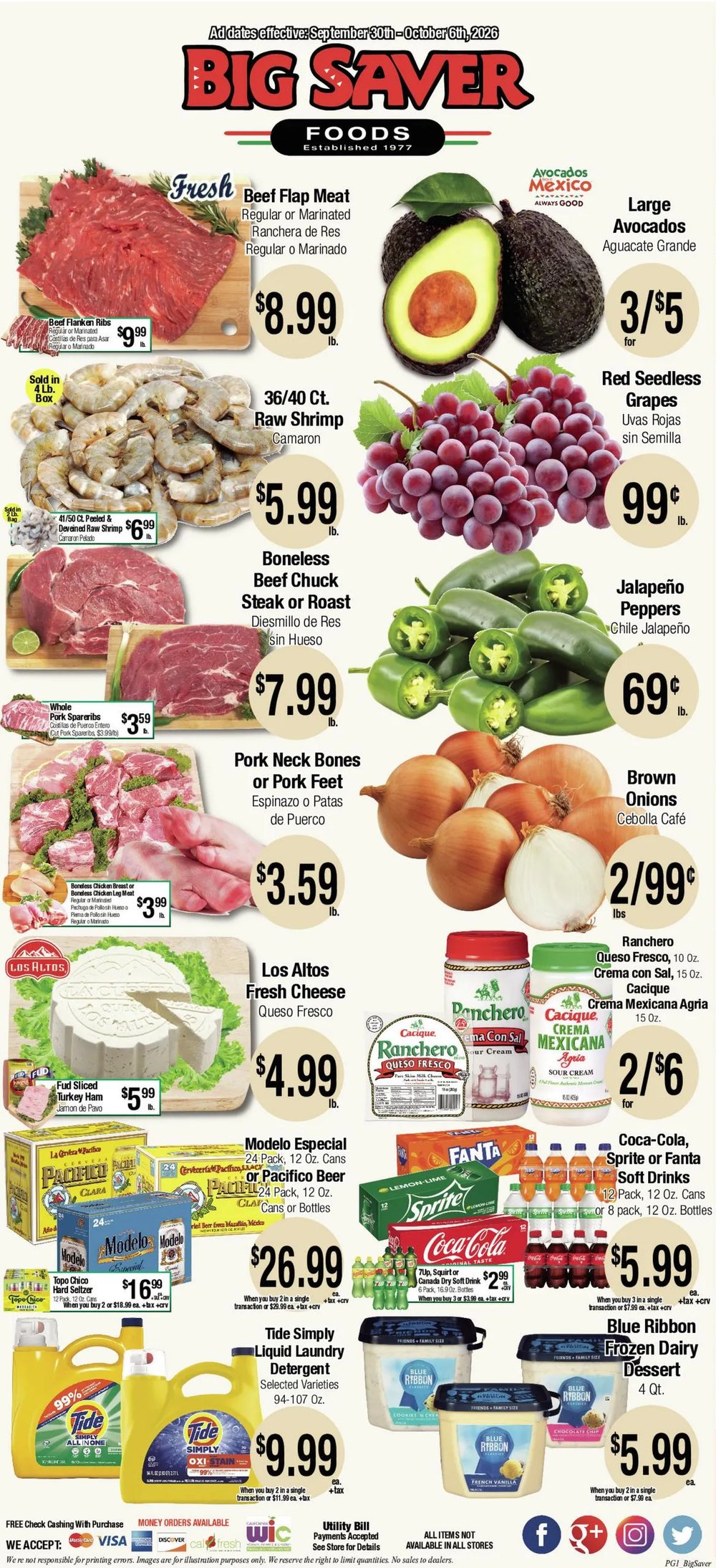 Big Saver Foods Weekly Ad - Page 1
