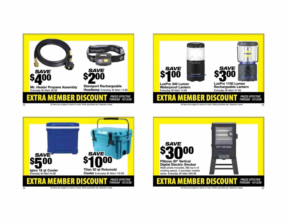 Bi-Mart Ad - Page 22