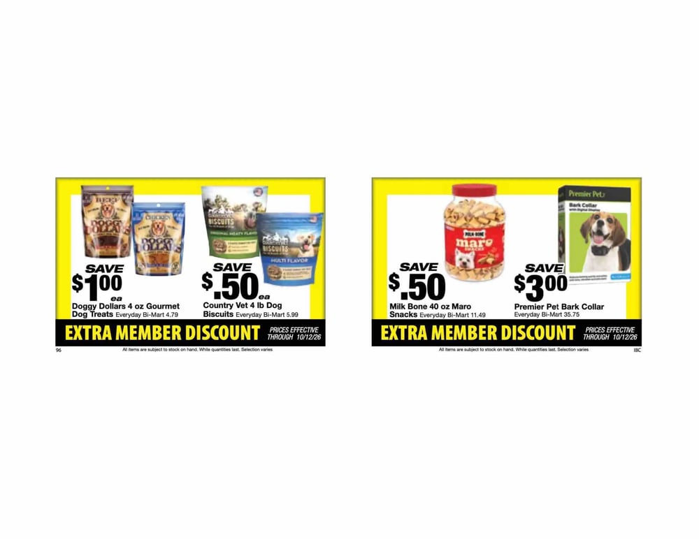 Bi-Mart Ad - Page 38