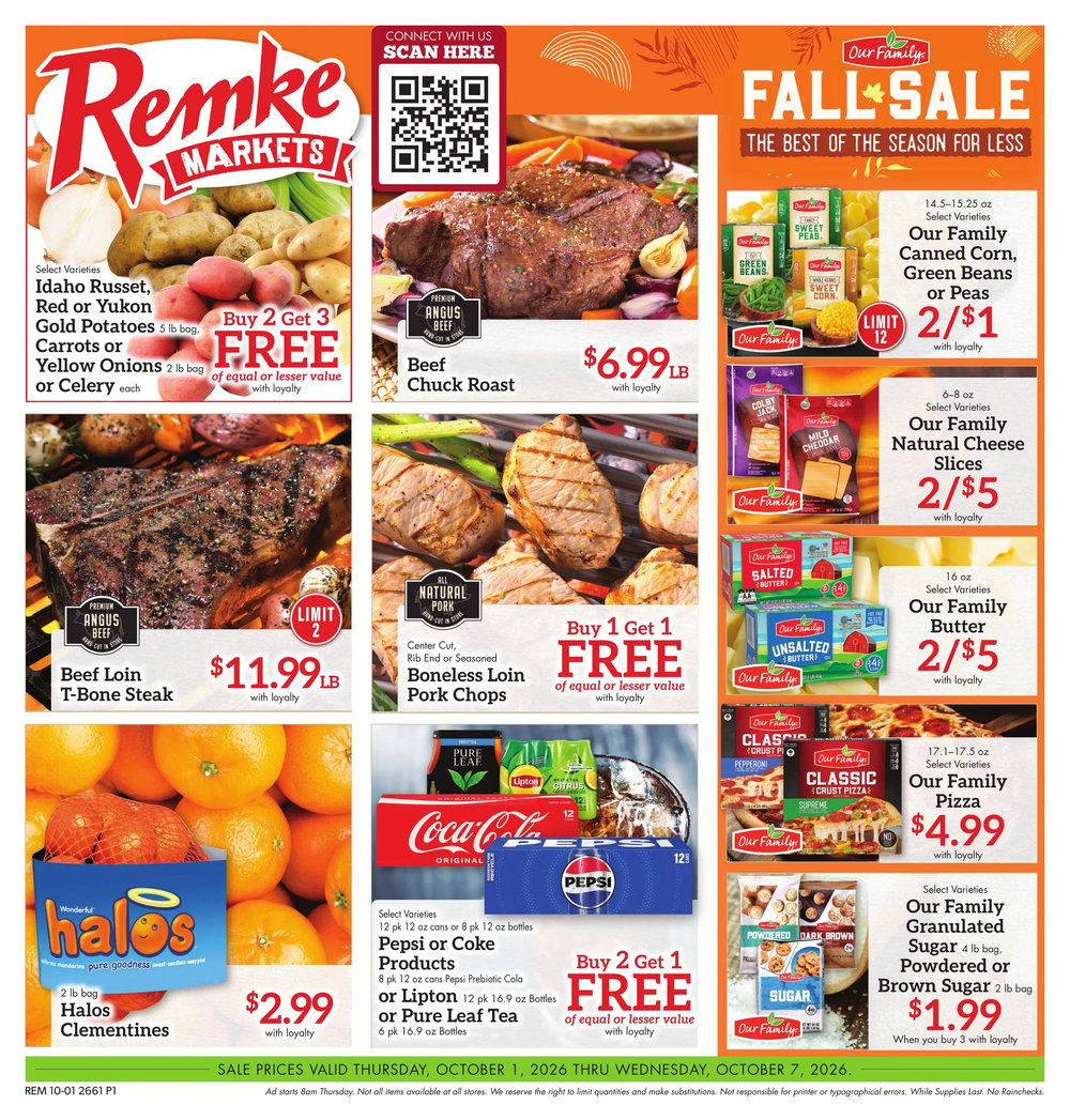 Remke Markets Weekly Ad - Page 1
