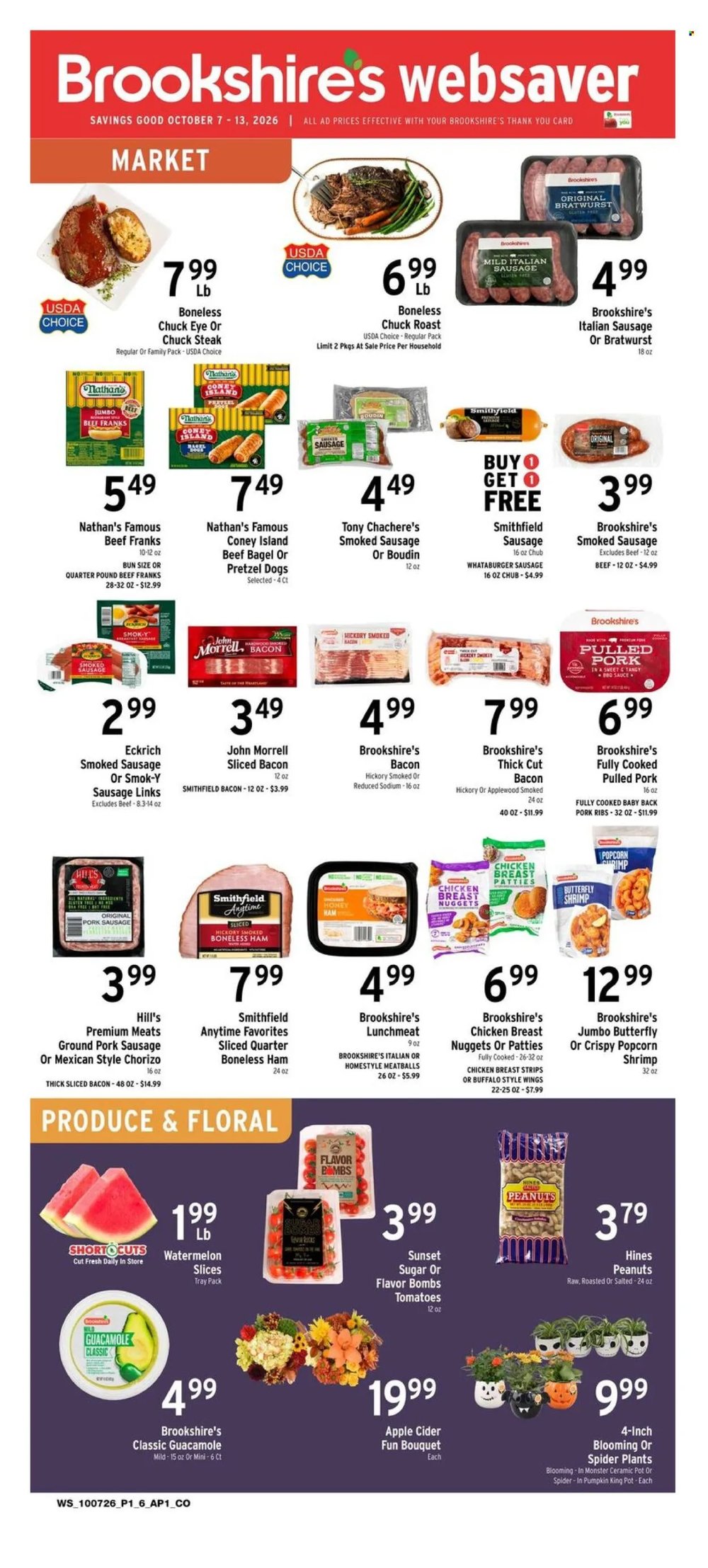 Brookshire's Websaver Ad - Page 1