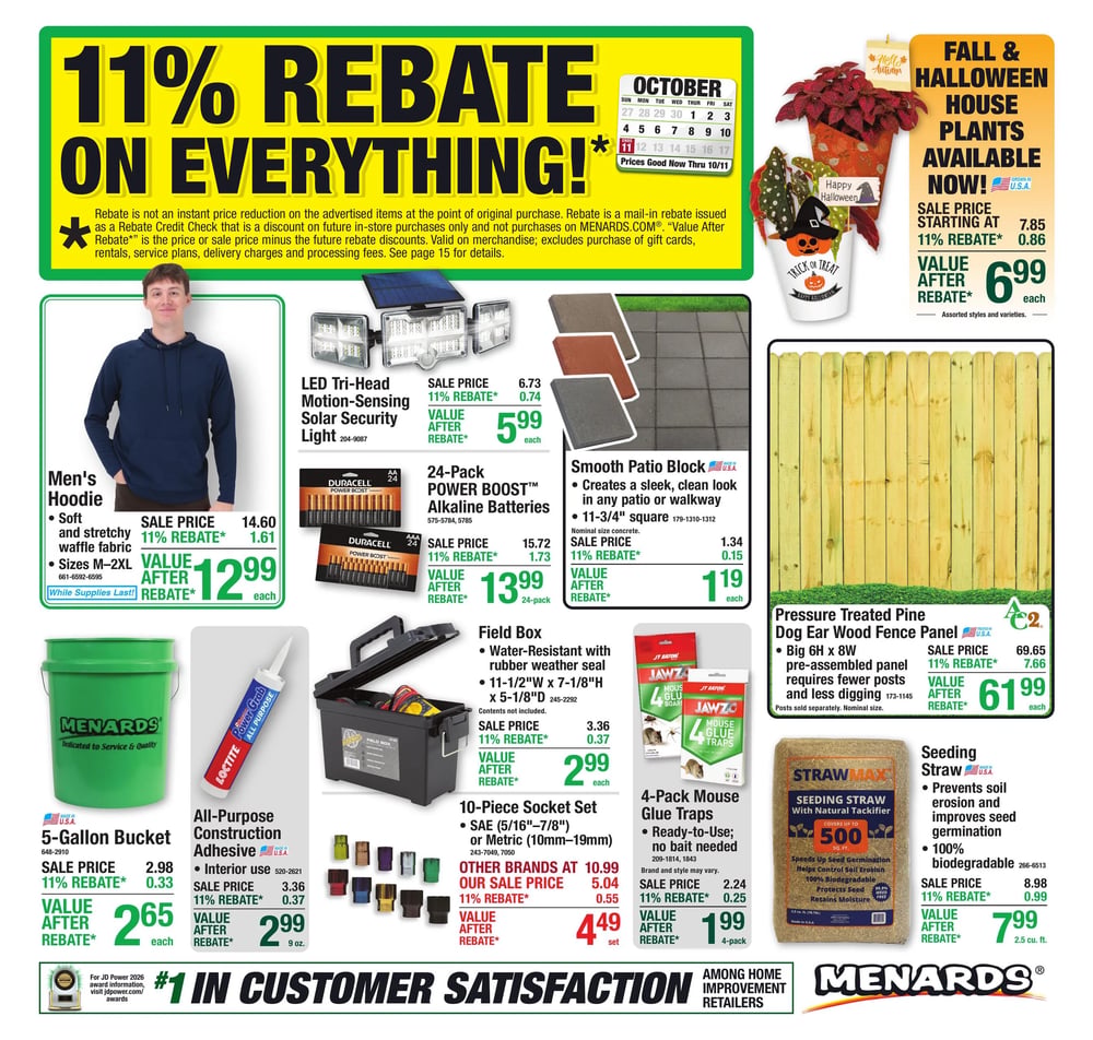 Menards Ad - Page 1