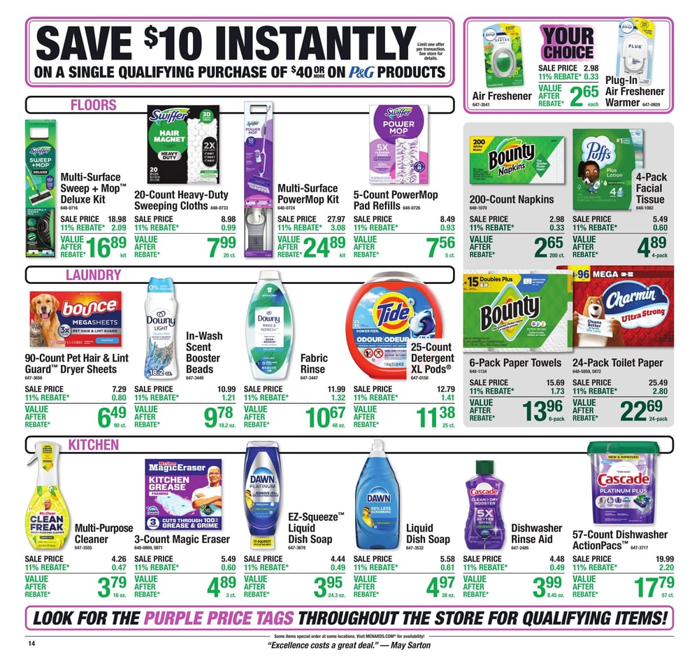 Menards Ad - Page 20