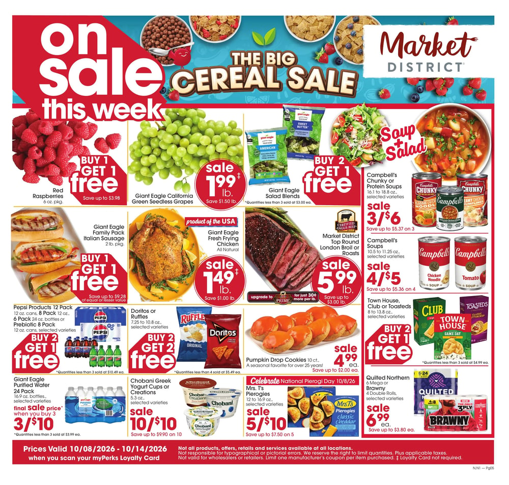 Giant Eagle Weekly Ad - Page 1