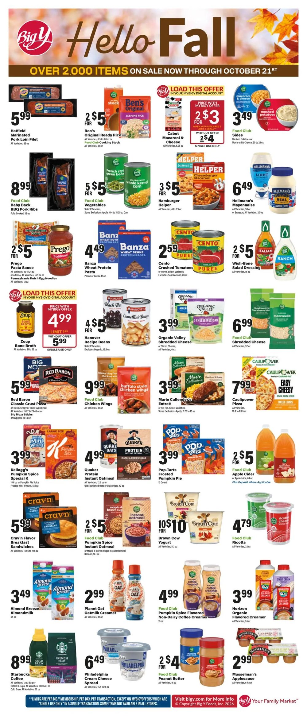 Big Y Fall Savings - Page 1
