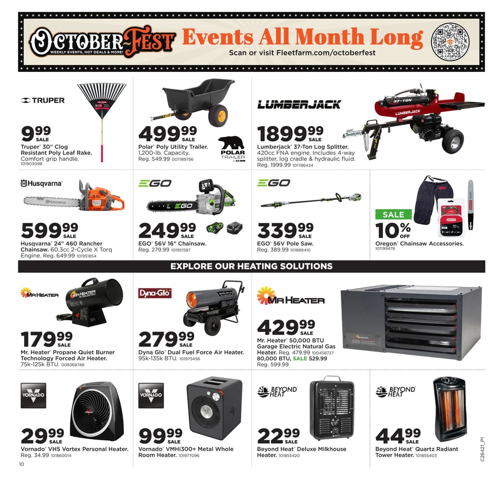 Fleet Farm Weekly Ad - October Fest Sale - Page 11