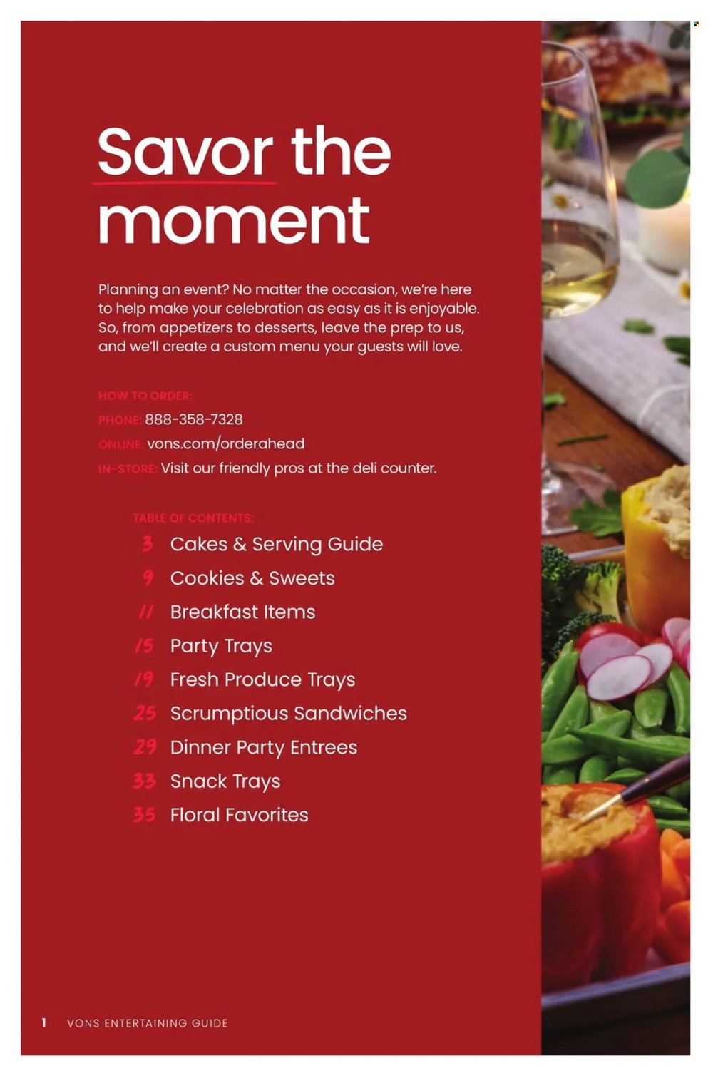Vons Entertaining Guide - Page 2