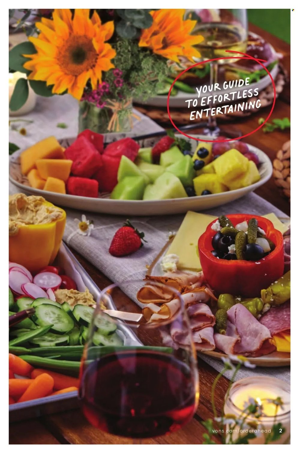 Vons Entertaining Guide - Page 3