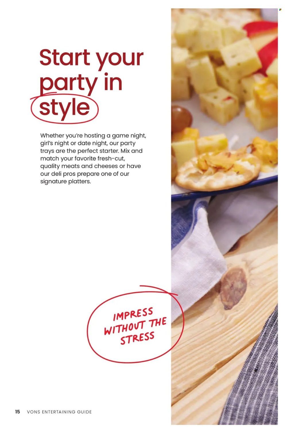 Vons Entertaining Guide - Page 16