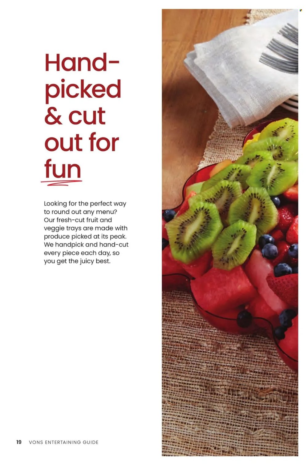 Vons Entertaining Guide - Page 20
