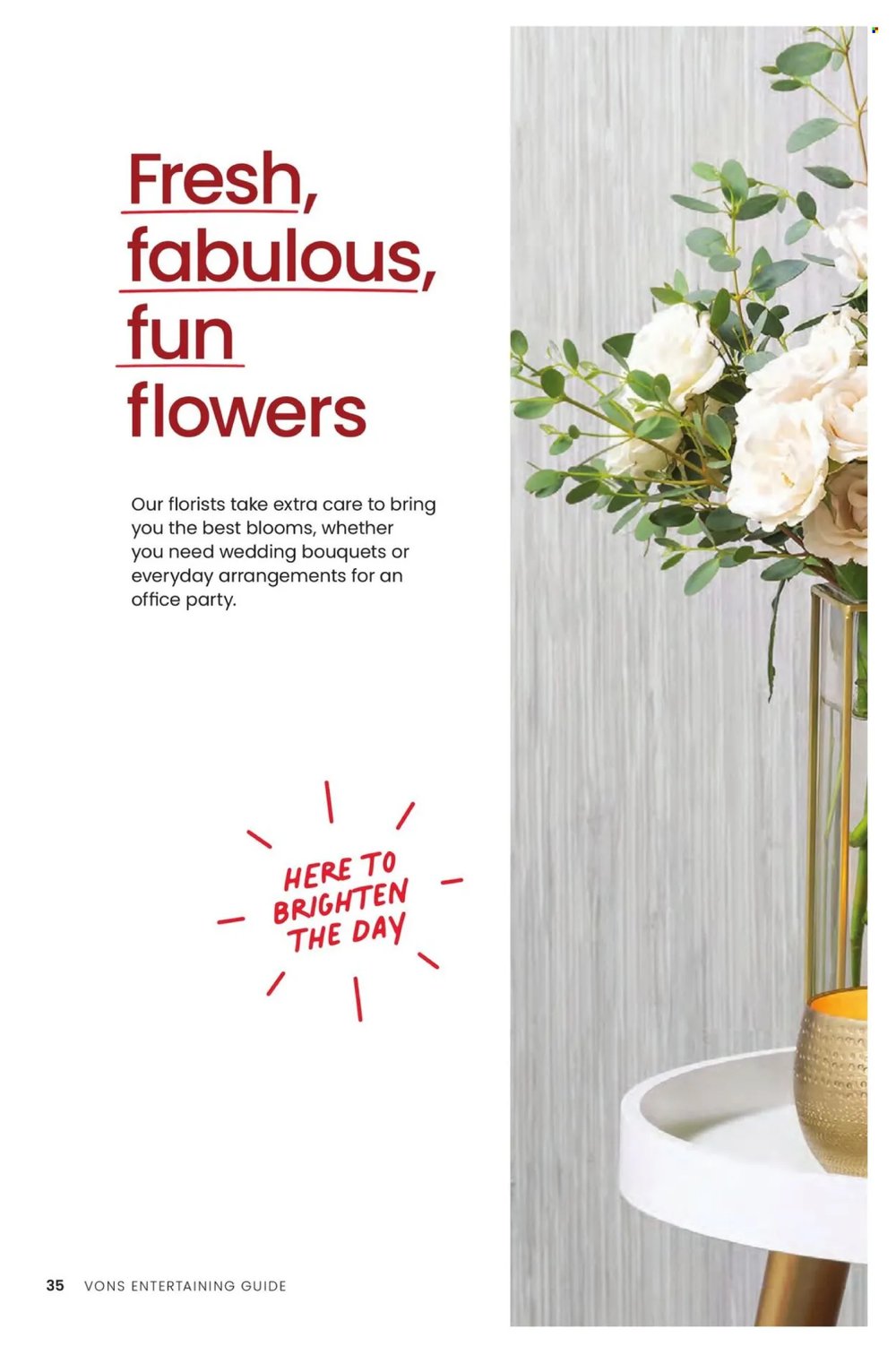 Vons Entertaining Guide - Page 36