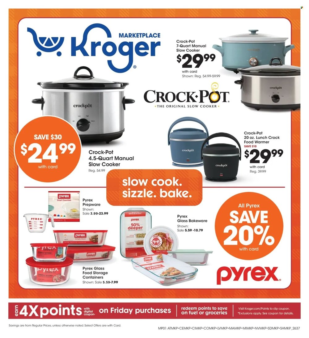 Kroger Home & Apparel Sale - Page 1