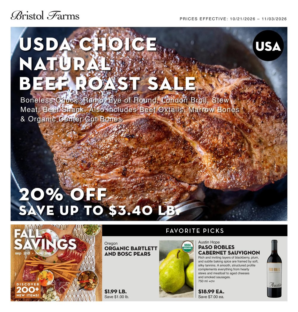 Bristol Farms Ad - Page 1