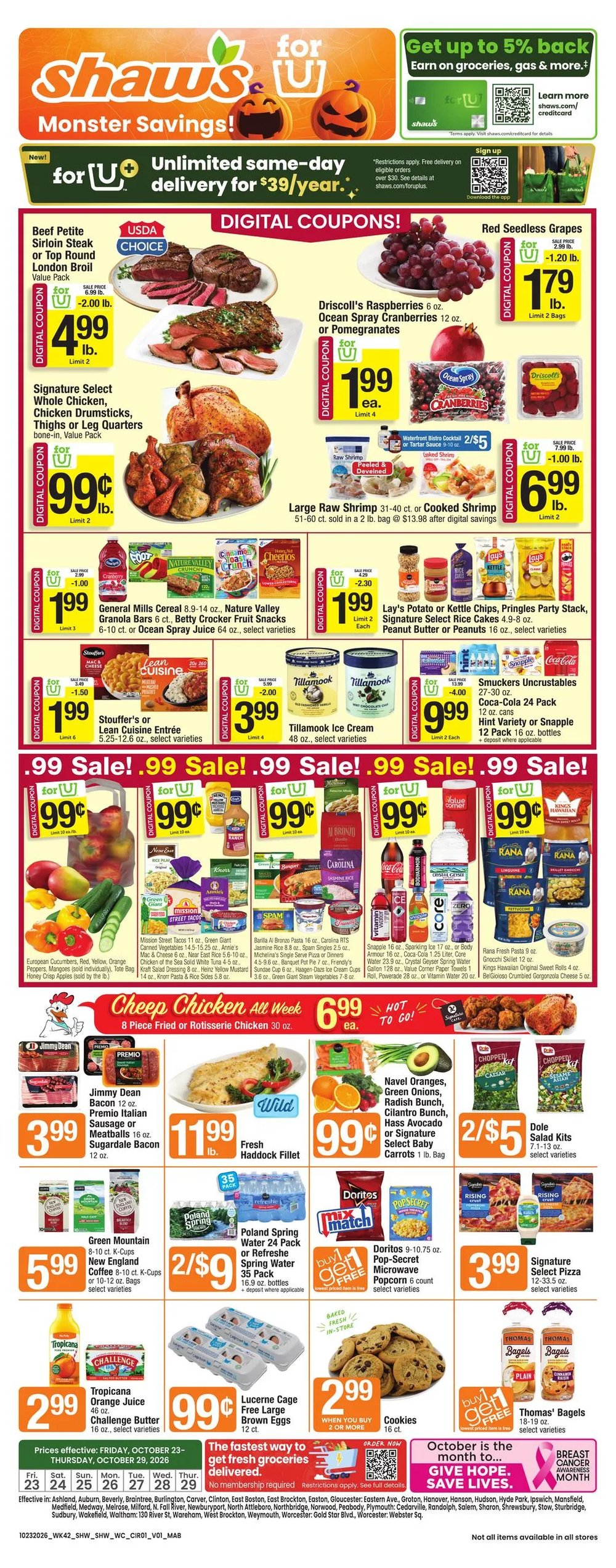 Shaws Weekly Ad - Page 1