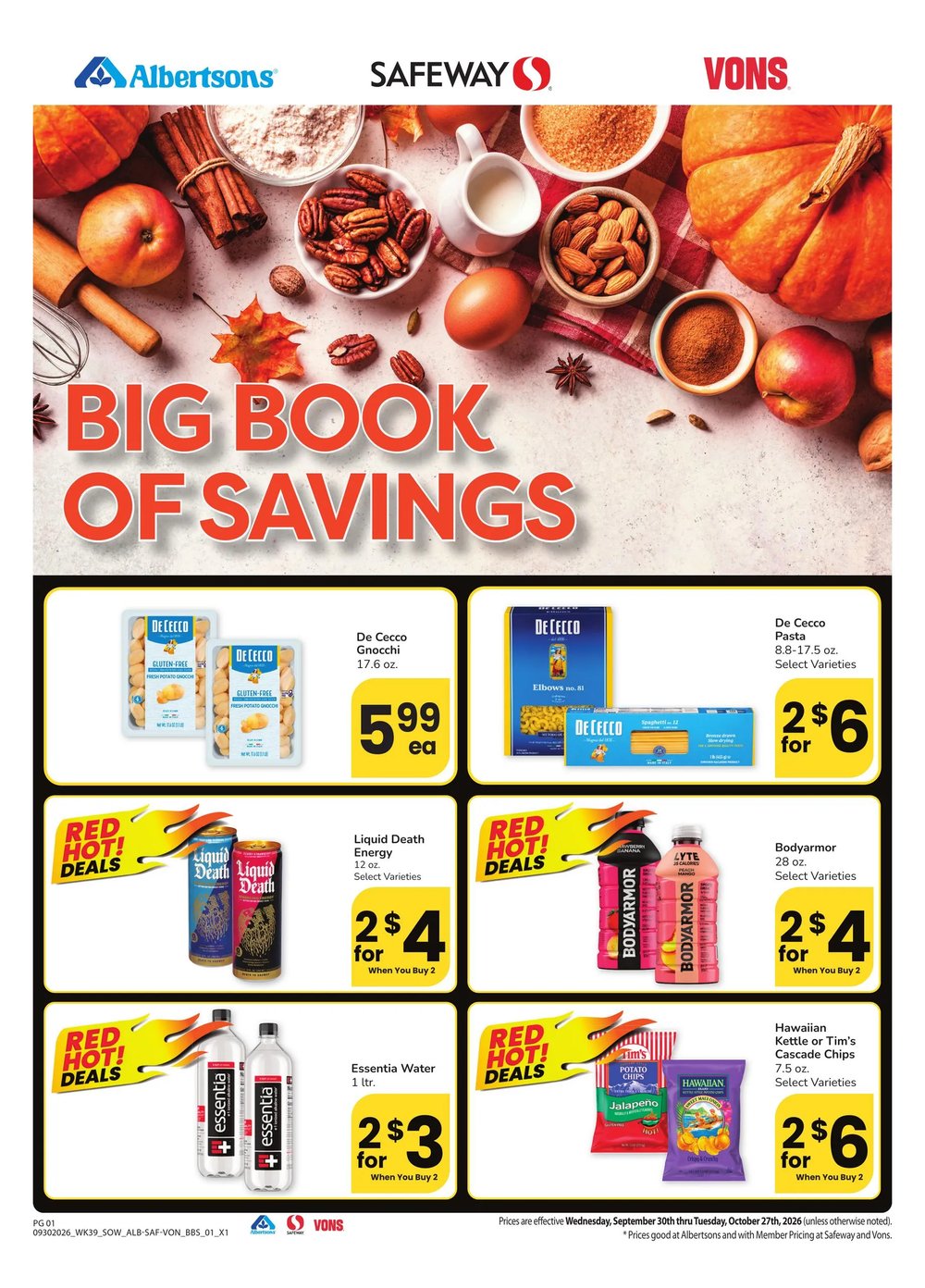 Vons Big Book of Savings - Page 1