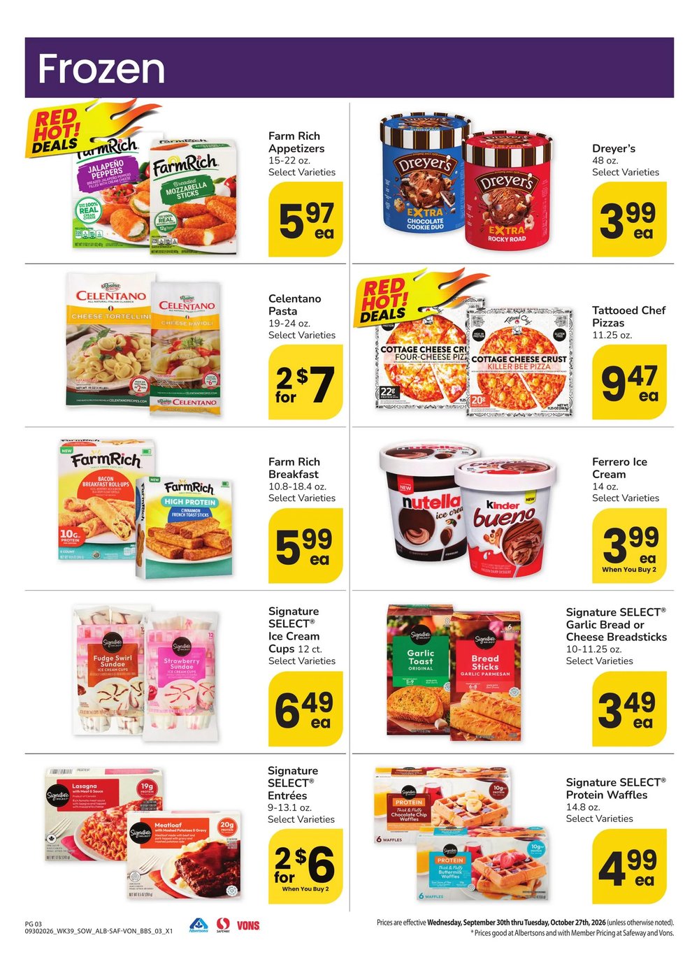 Vons Big Book of Savings - Page 3
