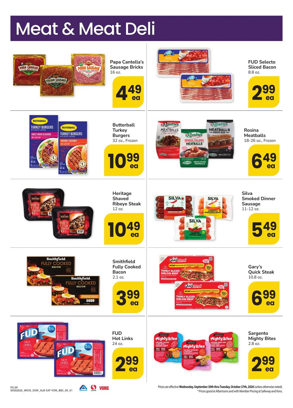 Vons Big Book of Savings - Page 9