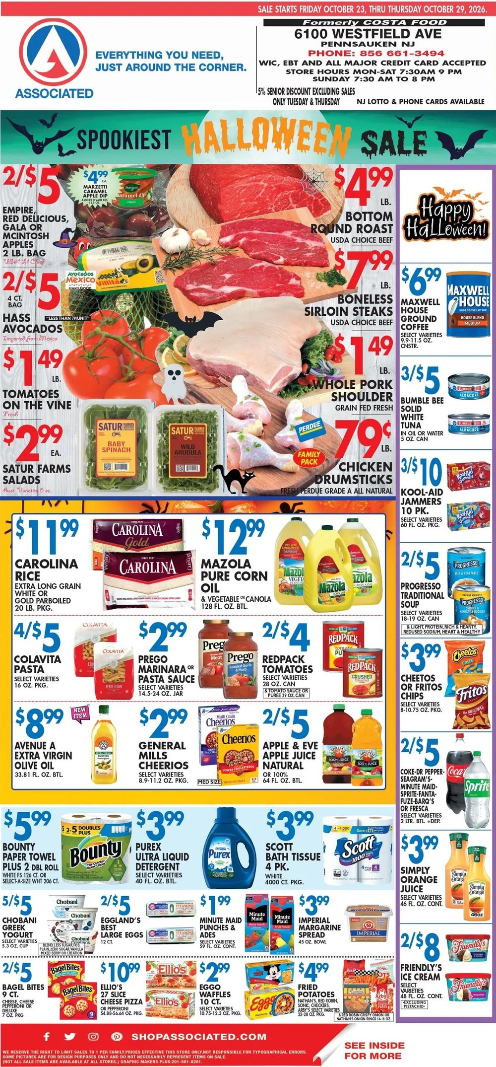 Associated Supermarkets Weekly Ad - Page 1