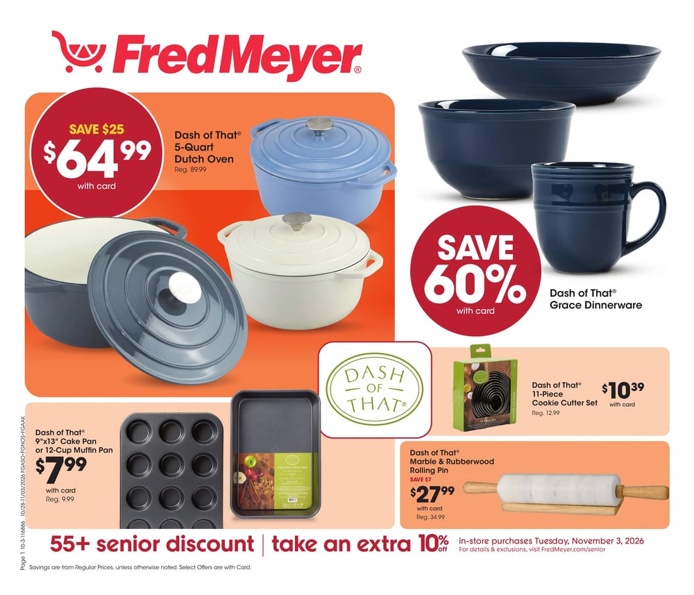 Fred Meyer Home & Apparel Ad - Page 1