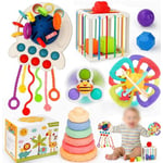 Recalled Chillife 5-in-1 Montessori Baby Toy Set (Pull String Teething Toy on top left)