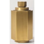 Recalled RH Lambeth hexagonal tabletop torch -brass finish