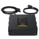 Recalled Yeti 25A Fast Charge power supply with input and output cords