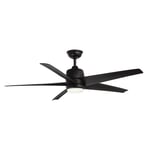 Recalled Hampton Bay 54 in. Mara Indoor/Outdoor ceiling fan in matte black finish