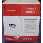 Recalled Monoprice Category 6 Ethernet Bulk CMR Communications Cables box