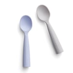 Recalled Miniware teething spoons in lavender and gray
