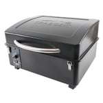 The recalled Traeger Scout portable grill with the lid closed.