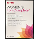 GNC Women’s Iron Complete Dietary Supplement – sixty (60) caplets