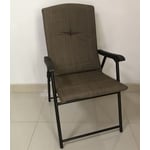 Recalled Folding Padded Patio Chair --Tan (Item #9043325)
